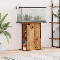 Akvariumo stovas senos medienos 36x75x725 cm inžinerinė mediena