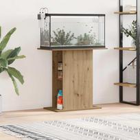 Akvariumo stovas ąžuolo spalvos 36x75x725 cm inžinerinė mediena