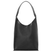 COS Vienspalvis universalus laisvalaikio odinis pirkinių krepšys per petį Mini moteriškos rankinės Juoda 1239701001 Black,Mini