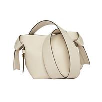 Acne Studios Musubi Micro Odinės Moteriškos rankinės Baltos A10025-AL4 Basic Set (Bag+Dust Bag)