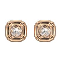 Swarovski Dulcis Auskarai Pagalvėlės formos Imituotas Kristalas Rožinio Aukso Moteriški auskarai 5617910 Box (Random Color)