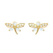 Swarovski New Dragonfly Bee Earrings Women earrings Gold 5429352 Gold