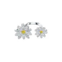 Swarovski Amžinos Gėlės Atviras Žiedas Moteriškas Žiedas Sidabrinis 5512656 52