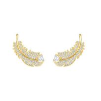 Swarovski Idyllia Plunksnos Paauksuoti Auskarai Moteriški auskarai 5505623 Box (Random Color)