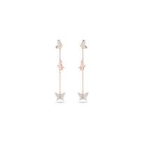 Swarovski Lilia vandens lašo drugelio kristaliniai auskarai moterims 5636426 Box (Random Color)