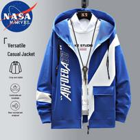 NASA MARVEL Men's Hooded Casual Jacket 3XL mėlyna