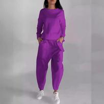 2024 Autumn Trendy Multi-pocket Lace-up Solid Color Casual Pants Set XL žalia
