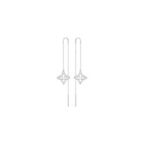 Swarovski Sparkling Dance Star Širdies formos kristaliniai auskarai Moteriški auskarai Balti 5349665 Box (Random Color)