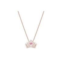Swarovski Bitė Karalienės Karūna Imituoto Krištolo Karoliai Moterims Rožinio Aukso 5510986 Box (Random Color)