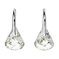 Swarovski Mėnulio vandens lašo formos krištoliniai dekoruoti auskarai Unisex auskarai Pilki 5717564 F,Gray