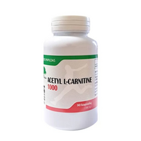 BG ACETYL L-CARNITINE 1000, 90 kapsulių