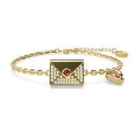Swarovski Letra Voko Širdies Dizainas Paauksuota Apyrankė Moteriška apyrankė 5666222 Box (Random Color)