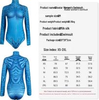 Avataro serijos vaidmenų žaidimų Cosplay kombinezonas – Filmo Anime stilius S (Adult) blue