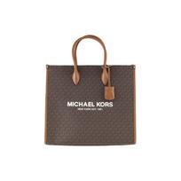 Michael Kors MK Mirella monogramos rašto rankinė su nuimamu peties dirželiu Moteriška rankinė Ruda 35F2G7ZT3B-BROWN Basic Set (Bag+Dust Bag) black