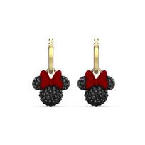 Swarovski Minnie Mickey & Minnie Imituoto Krištolo Auskarai Moteriški Auskarai Juoda Auksinė 5566692 Box+Shopping Bag (Random Color)