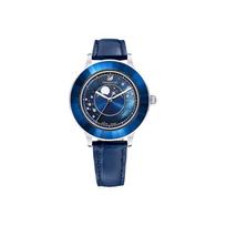 „Swarovski Octea Lux Chrono Moon Landing“ atminimo laikrodis moterims, mėlynos spalvos 5516305 Regular Watch Box,Dark Blue Watch Dial