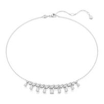 Swarovski Idyllia Įterptas Dizainas Kubinis Cirkonis Karoliai Moteriški karoliai Sidabriniai 5692637 Box+Shopping Bag (Random Color) white