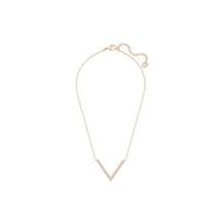 Swarovski Delta vidutinio dydžio karoliai Moteriški karoliai Rožinio aukso 5140123 Box+Shopping Bag (Random Color) white