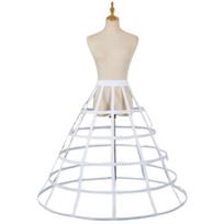 A formos tuščiavidurė narvelio apatinė suknelė Elastingas juosmuo Viktorietiška pasijoninė suknelė Karališkas chalatas White Style A