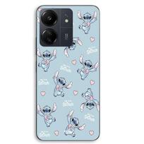 Case For Xiaomi Redmi 13C 4g Stitch love pink heart Maniacase juoda