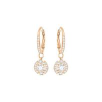 Swarovski Una plakančios širdelės rožinio aukso auskarai Moteriški auskarai 5272367 Shopping Bag