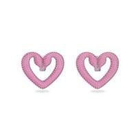 Swarovski Una Širdies dizaino kristaliniai auskarai Moteriški auskarai Rožiniai 5631171RSPRD F,Pink