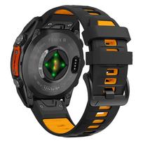 QuickFit Silicone Strap For Garmin Fenix 8 7X Pro 51mm/Enduro 3/Quatix/Tactix 7/Descent Mk2 Mk2i/D2 Mach 1 Watch Band Bracelet QuickFit 26mm