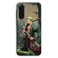 Case For Samsung Galaxy A57 One piece Zoro swords manga anime Maniacase juoda