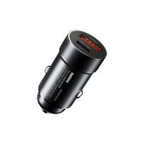 Automobilinis įkroviklis Remax RCC361 15W USB-C/USB-A juodas