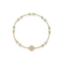 Swarovski Remix Collection Universalus Magijos Grandinėlės Swa Remix Nematomas Magnetinis Užsegimas Paauksuotas Apyrankė Moteriška apyrankė 5528876 Box (Random Color),M