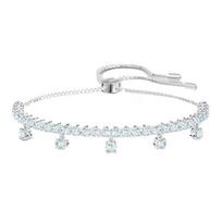 Swarovski subtilių lašų pakabukas Rodžiu dengtas apyrankė Moteriškos apyrankės Baltas 5556913 Box+Shopping Bag (Random Color)