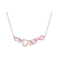Swarovski Gema 520 Candy Šviesaus prabangaus imitacinio krištolo karoliai Moteriški karoliai Rožiniai 5630876 Box (Random Color)