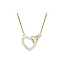 Swarovski širdies pakabukas Karoliai moterims Auksiniai 5636449 Single Item