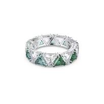 Swarovski Ortyx Kokteilinis Trikampio Formos Rodžiu Padengtas Cirkonio Žiedas Moteriškas žiedas Sidabrinis 5600760 Shopping Bag,55