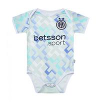 Šviesos panelės trumpomis rankovėmis Bb kostiumas Real Madrid Atletico Miami futbolo uniforma Crawling Harbin marškinėliai kūdikiams 9cm 6 months-12 months