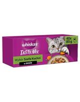 WHISKAS Adult Tasty Mix „Chef’s Choice“ 40×85 g pilnavertis šlapias maistas suaugusiems katėms padaže