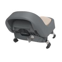 URBAN IKI Junior bagažinės sėdynė BLACK/BROWN SET rakto užraktas