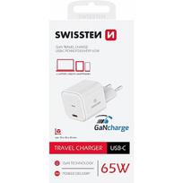 Swissten GaN Travel Charger USB-C 65W 22037020