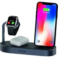 Swissten Swistten 4in1 MFI Wireless Docking Station 45W for Apple iPhone / iPod / Apple Watch 22055600