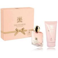Trussardi Delicate Rose rinkinys moterims (50 ml. EDT + 100 ml. kūno losjonas) - Rinkinys