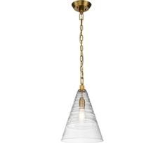 Quintiesse QN-ELMORE-P-BBS - Pakabinamas šviestuvas ELMORE ant grandinės 1xE27/60W/230V auksinis