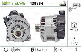 VALEO Kintamosios srovės generatorius, starteris VALEO ORIGINS STOP&START - NEW O.E. TECHNOLOGY 439864