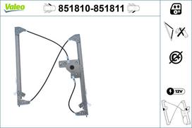 VALEO Lango pakėlėjas Window lifter 851810