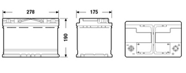 EXIDE Akumuliatorius EQ600