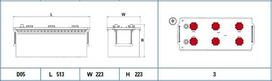 EXIDE Akumuliatorius EndurancePRO EFB EX1803