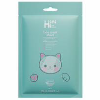 MiniMi Kids Beauty Aloe vaikiška lakštinė veido kaukė, 25 g.