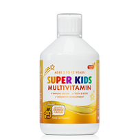 Swedish Nutra - Super Kids Multivitamin, skysti multivitaminai vaikams, 500 ml