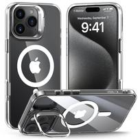 Tech-Protect MagStand MagSafe dėklas iPhone 16 Pro – skaidrus