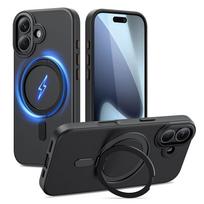 Tech-Protect MagRing MagSafe dėklas iPhone 17 – juodas