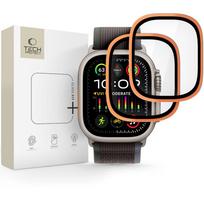 Tech-Protect grūdintas stiklas Apple Watch Ultra 49mm (2 vnt.) – oranžinis